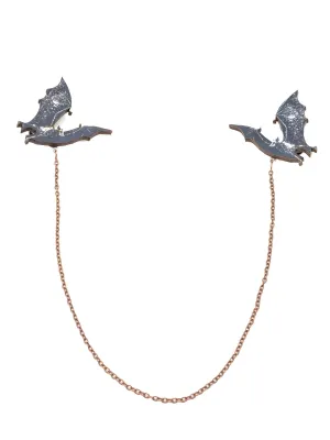 Bat Collar Pin Set