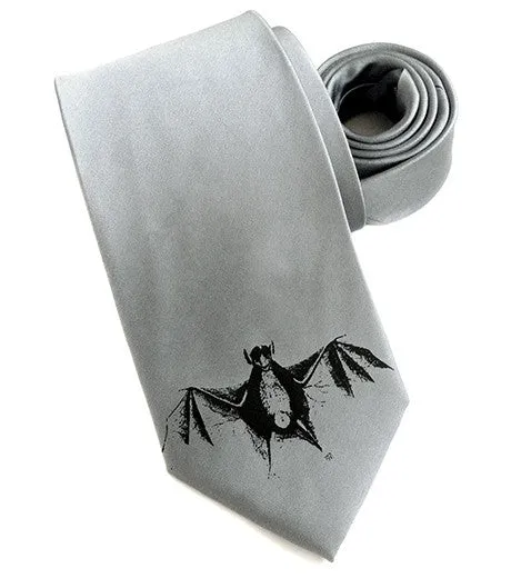 Bat Silk Necktie