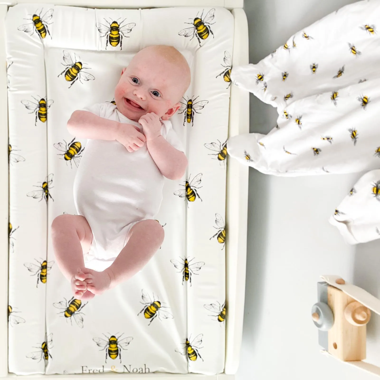 Bee Print Changing Mat