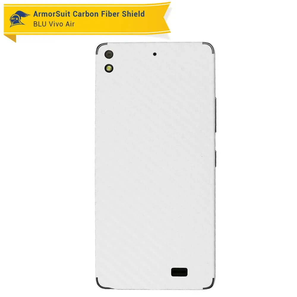 BLU Vivo Air Screen Protector   White Carbon Fiber Skin