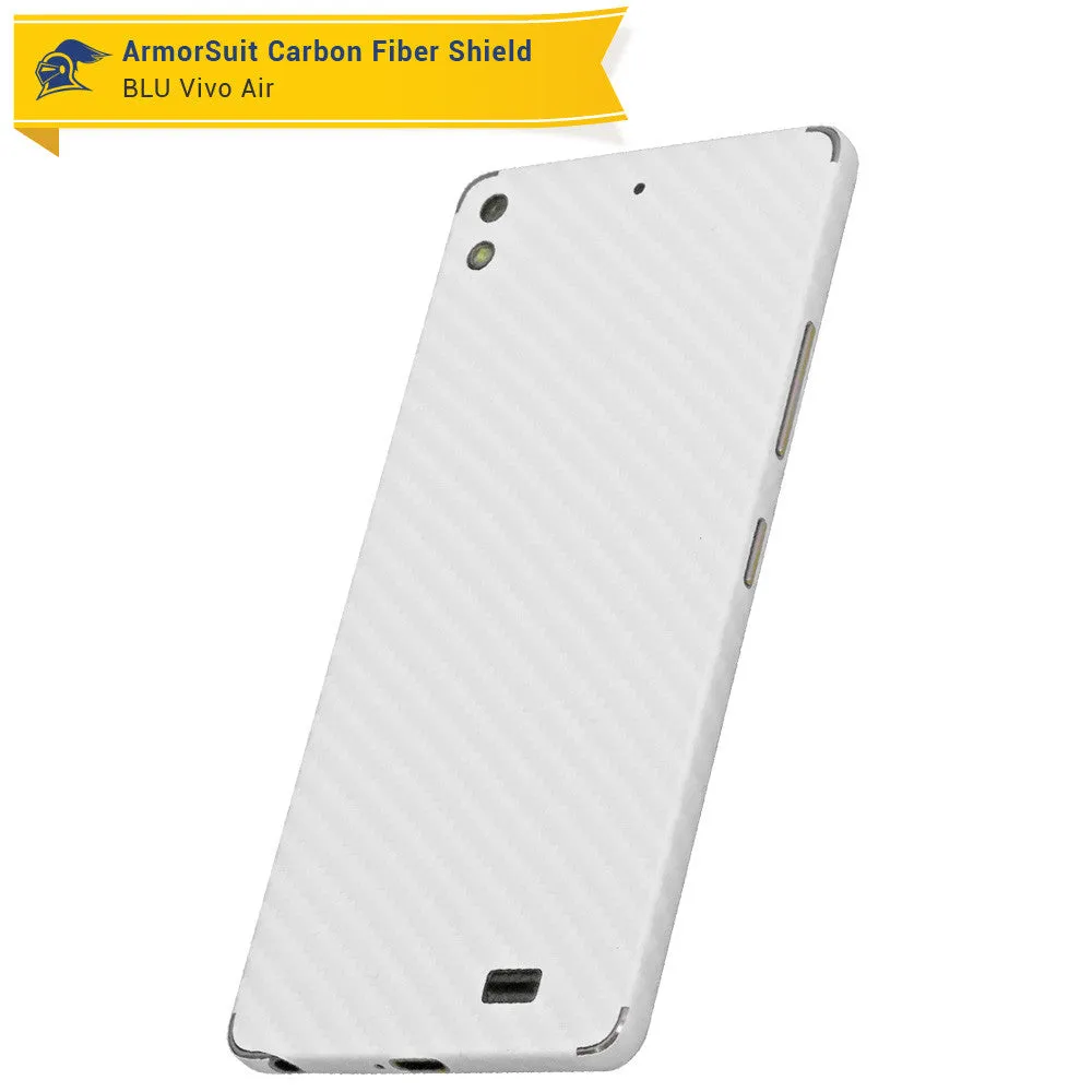 BLU Vivo Air Screen Protector   White Carbon Fiber Skin