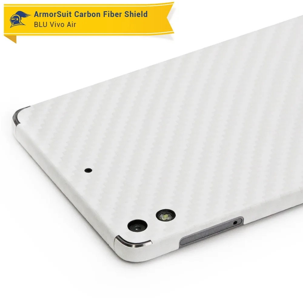 BLU Vivo Air Screen Protector   White Carbon Fiber Skin