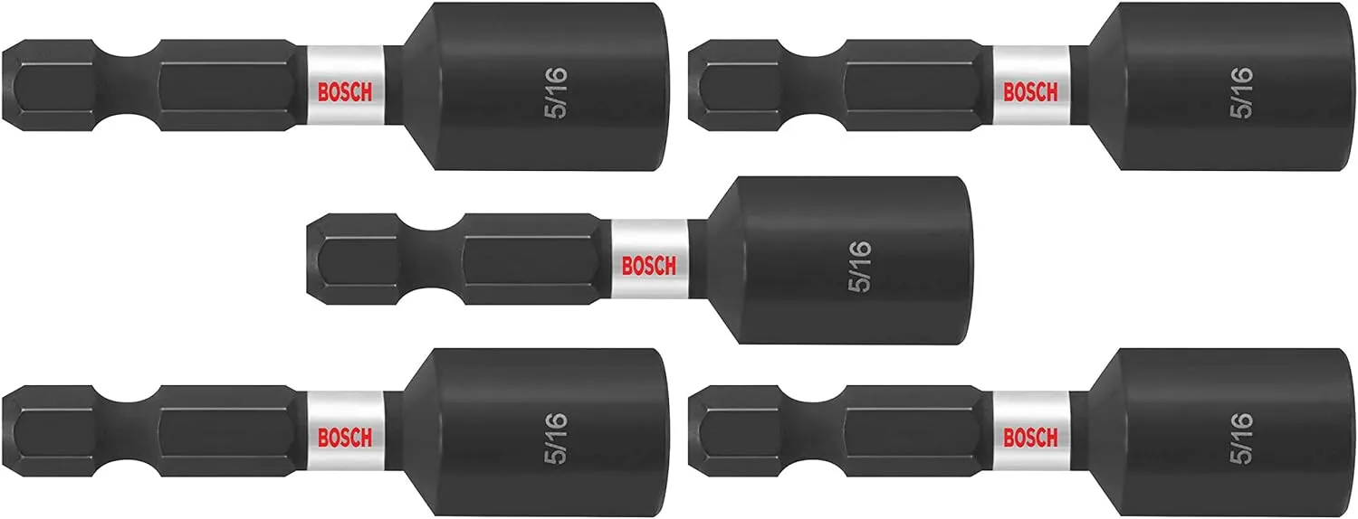 Bosch Impact Tough 5/16" x 1-7/8" Nutsetter - 5 Pack