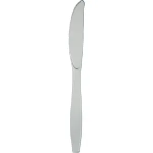 Bulk Shimmering Silver Plastic Knives (288 per Case)