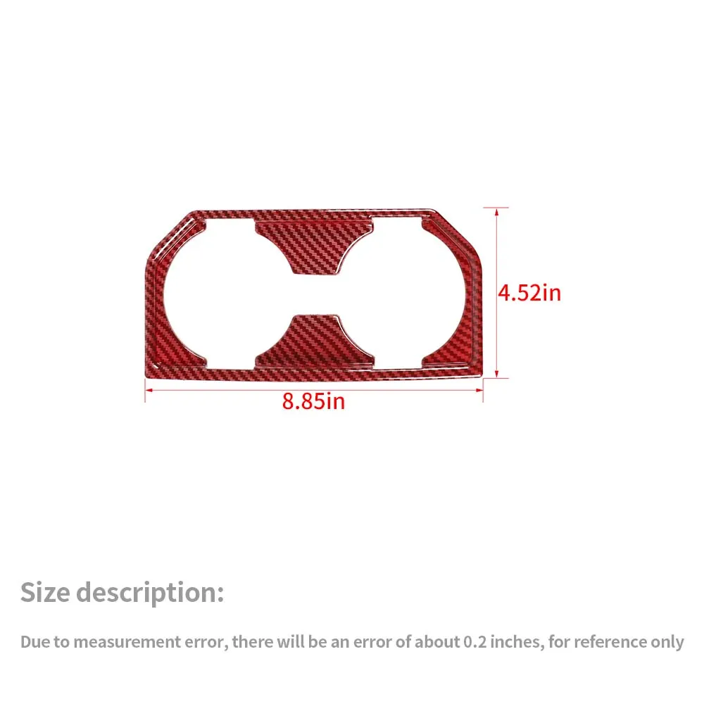 Car Armrest Box Rear Cup Holder Cover Trim Frame For Ford F150 2015-2020 Accessories | CheroCar