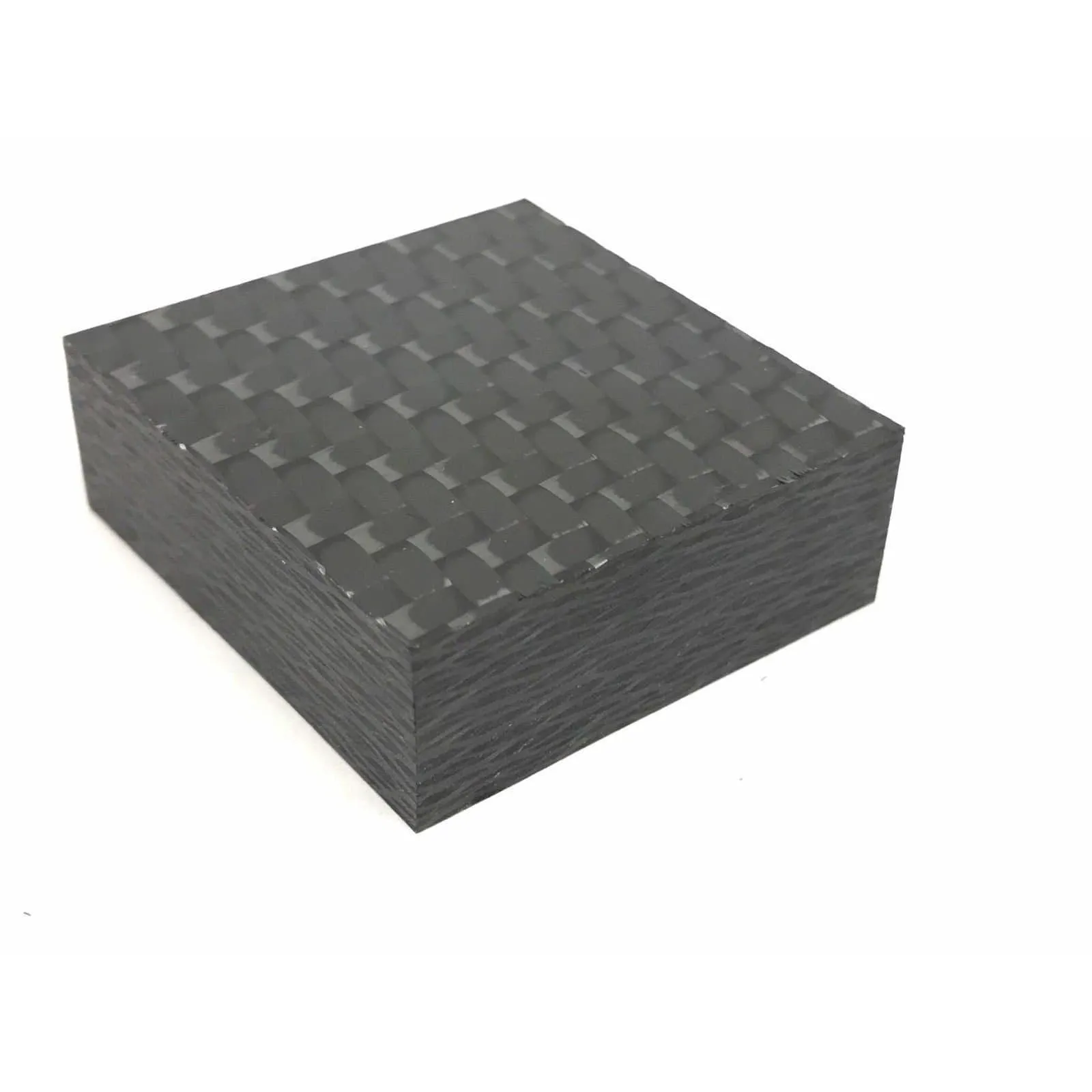 Carbon Fiber by CarbonWaves- Solid Twill 2x2 - Slab - 1/2'' x 4'' x 6''