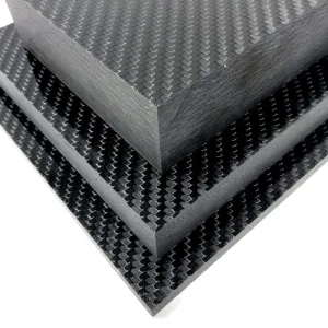 Carbon Fiber Solid Twill 2x2 Sheets- by CarbonWaves