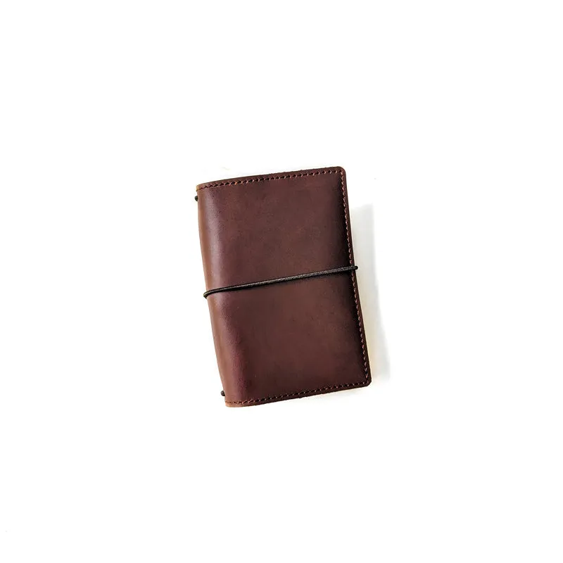 Cognac Brown TBC Travellers Journal   Docket / Passport