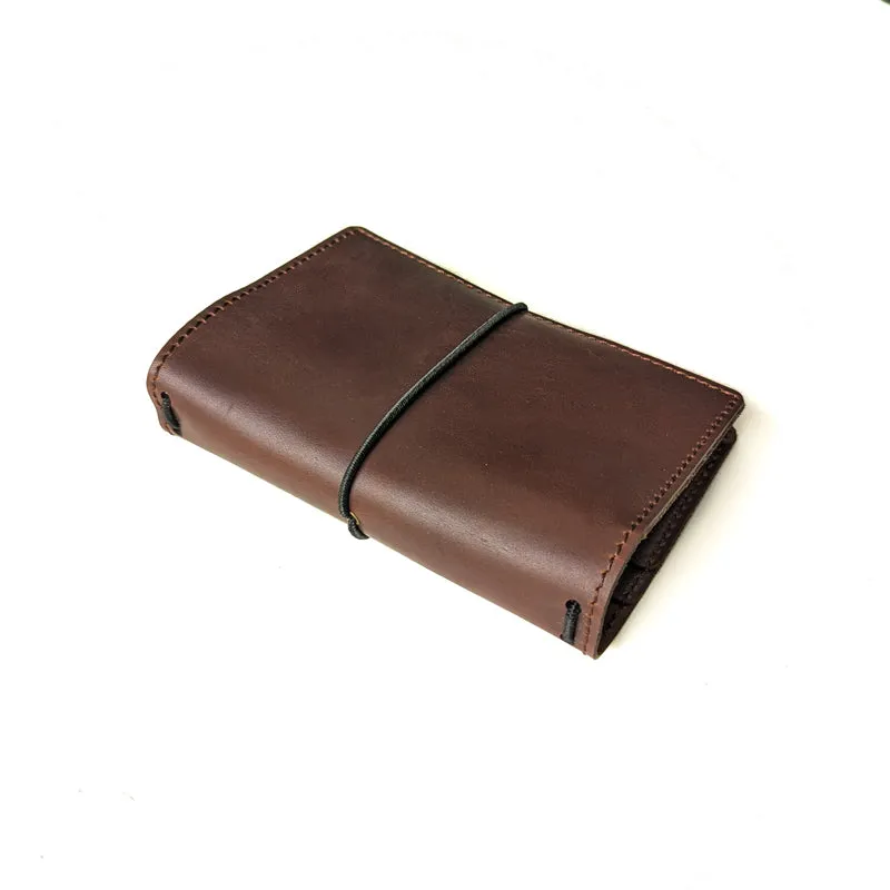 Cognac Brown TBC Travellers Journal   Docket / Passport