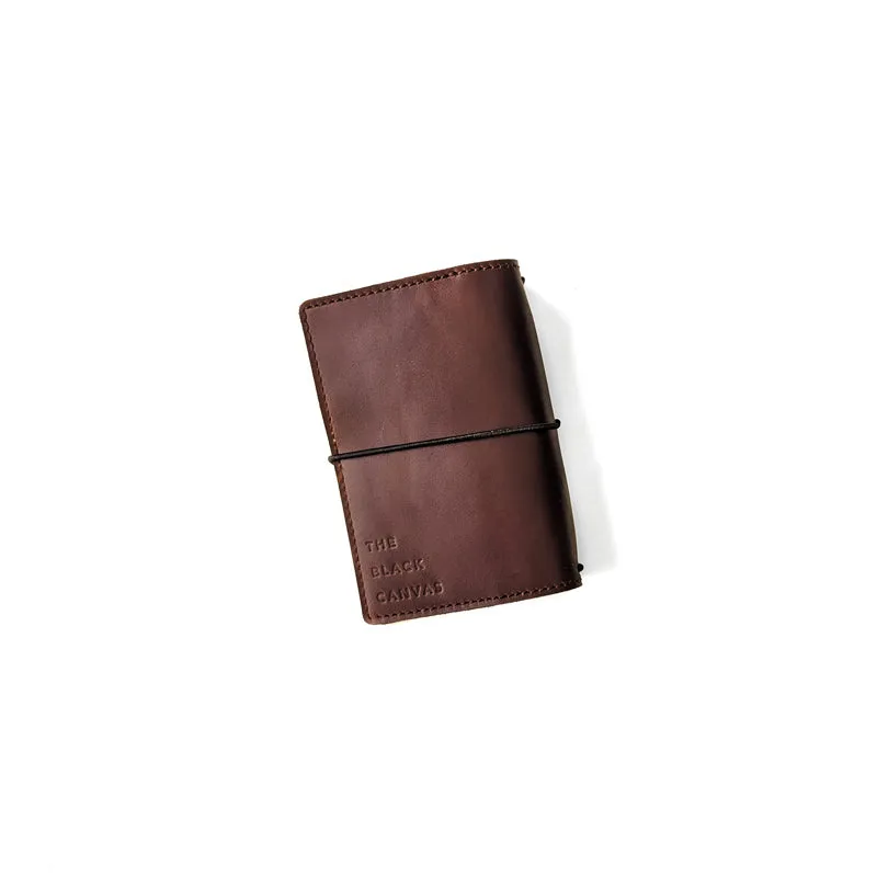 Cognac Brown TBC Travellers Journal   Docket / Passport