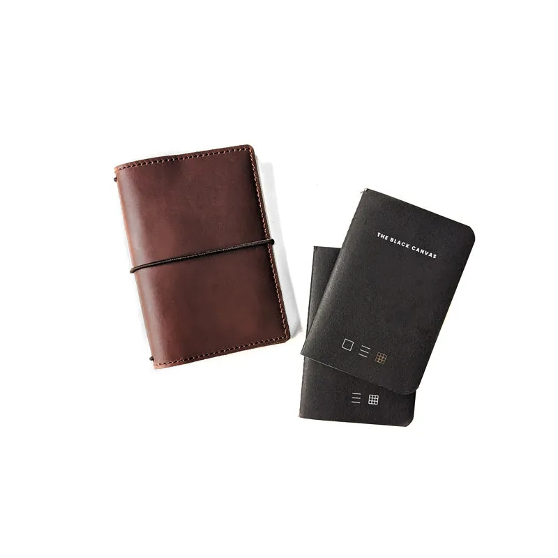 Cognac Brown TBC Travellers Journal   Docket / Passport