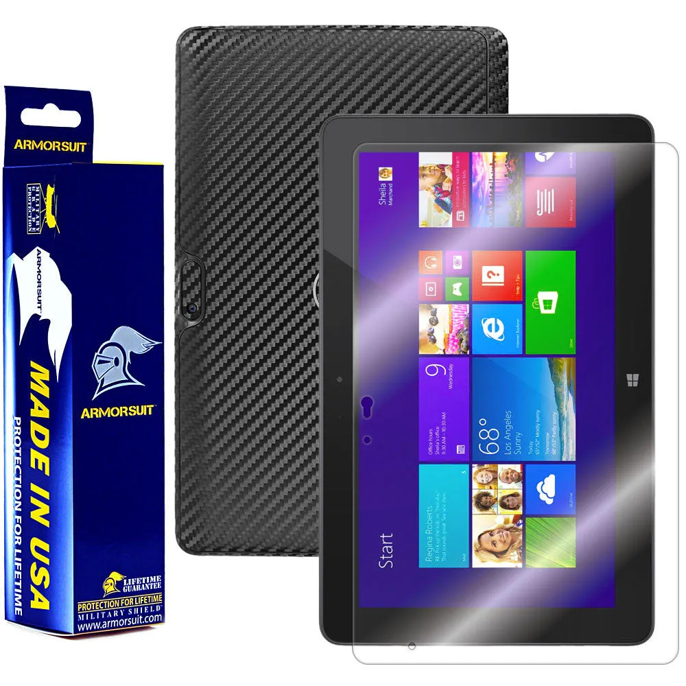 Dell Venue 11 Pro 5130 Screen Protector   Black Carbon Fiber Film Protector