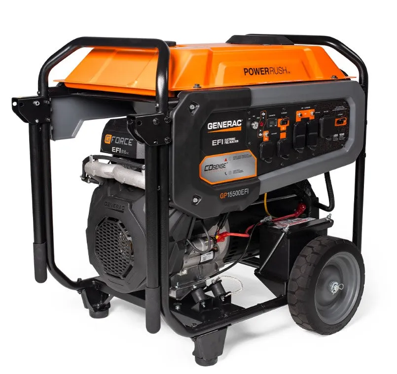 Generac GP15500EFI 15500W/19300W Low THD Gas Generator Electric Start New