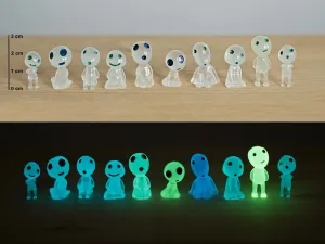 Glow In The Dark Planthero’s - 10pcs - 3cm