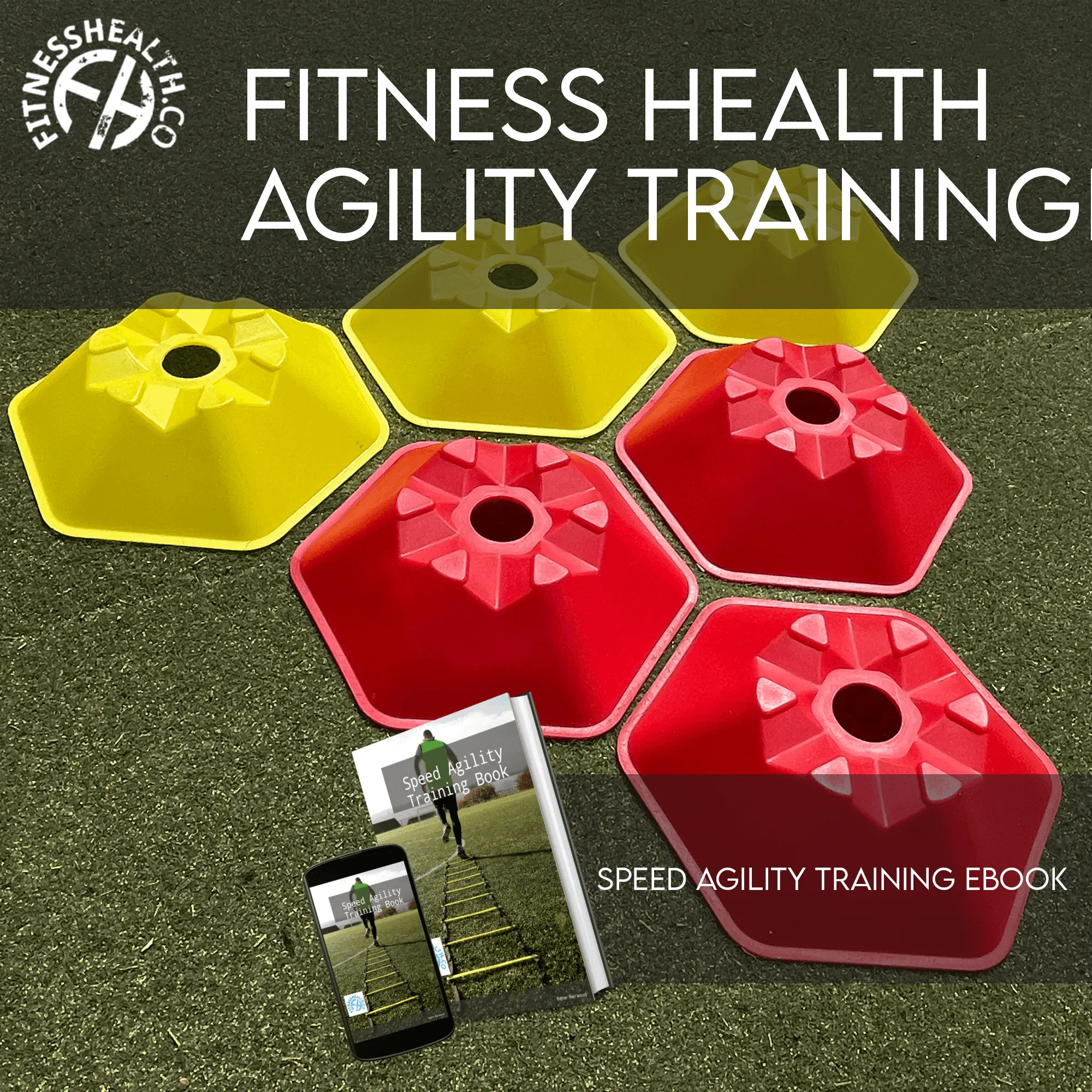 Hexagon Cones for Speed Agility Training  50 Set