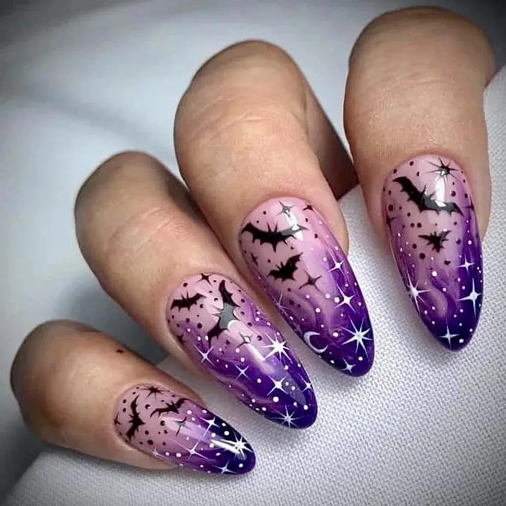 It's Frickin Bats Press On Nails