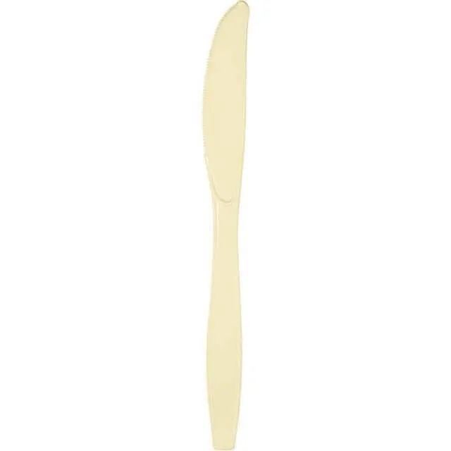 Ivory Plastc Knives