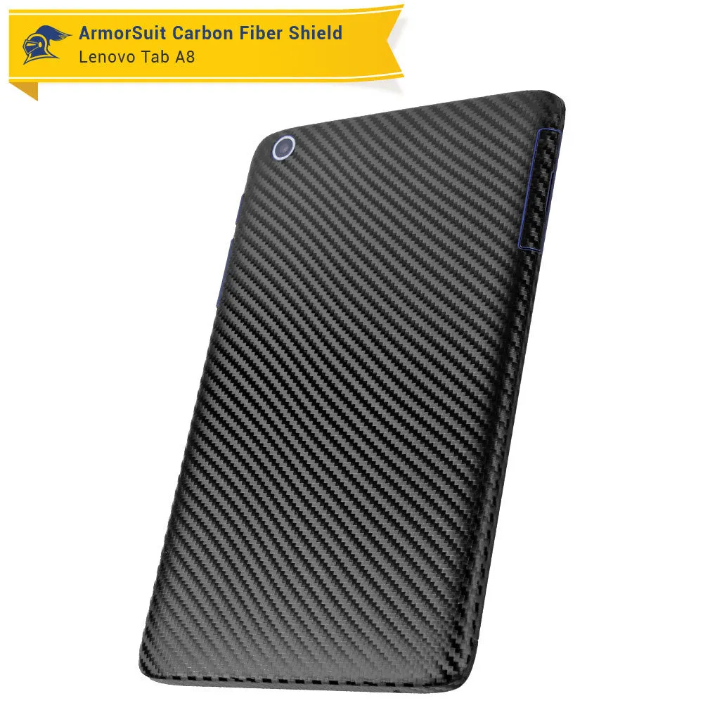 Lenovo Tab A8 Screen Protector   Black Carbon Fiber Film Protector