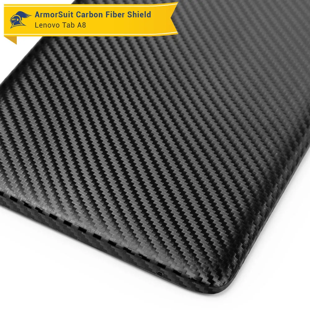 Lenovo Tab A8 Screen Protector   Black Carbon Fiber Film Protector