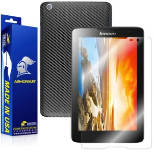 Lenovo Tab A8 Screen Protector   Black Carbon Fiber Film Protector