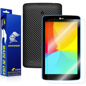 LG G Pad 7.0 Screen Protector   Black Carbon Fiber Film Protector