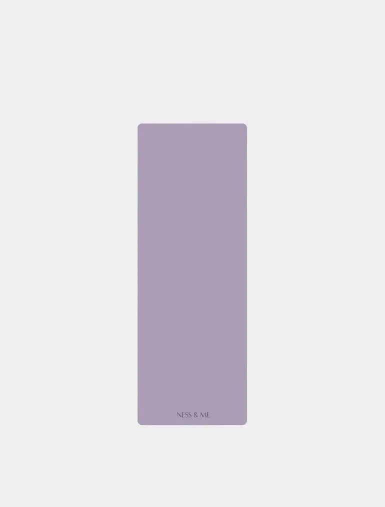 Lilac Anti-Slip Yoga Mat 4mm (  Free Carry Strap)