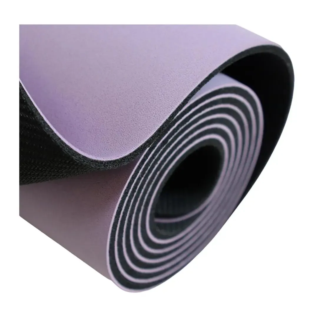 Lilac Anti-Slip Yoga Mat 4mm (  Free Carry Strap)