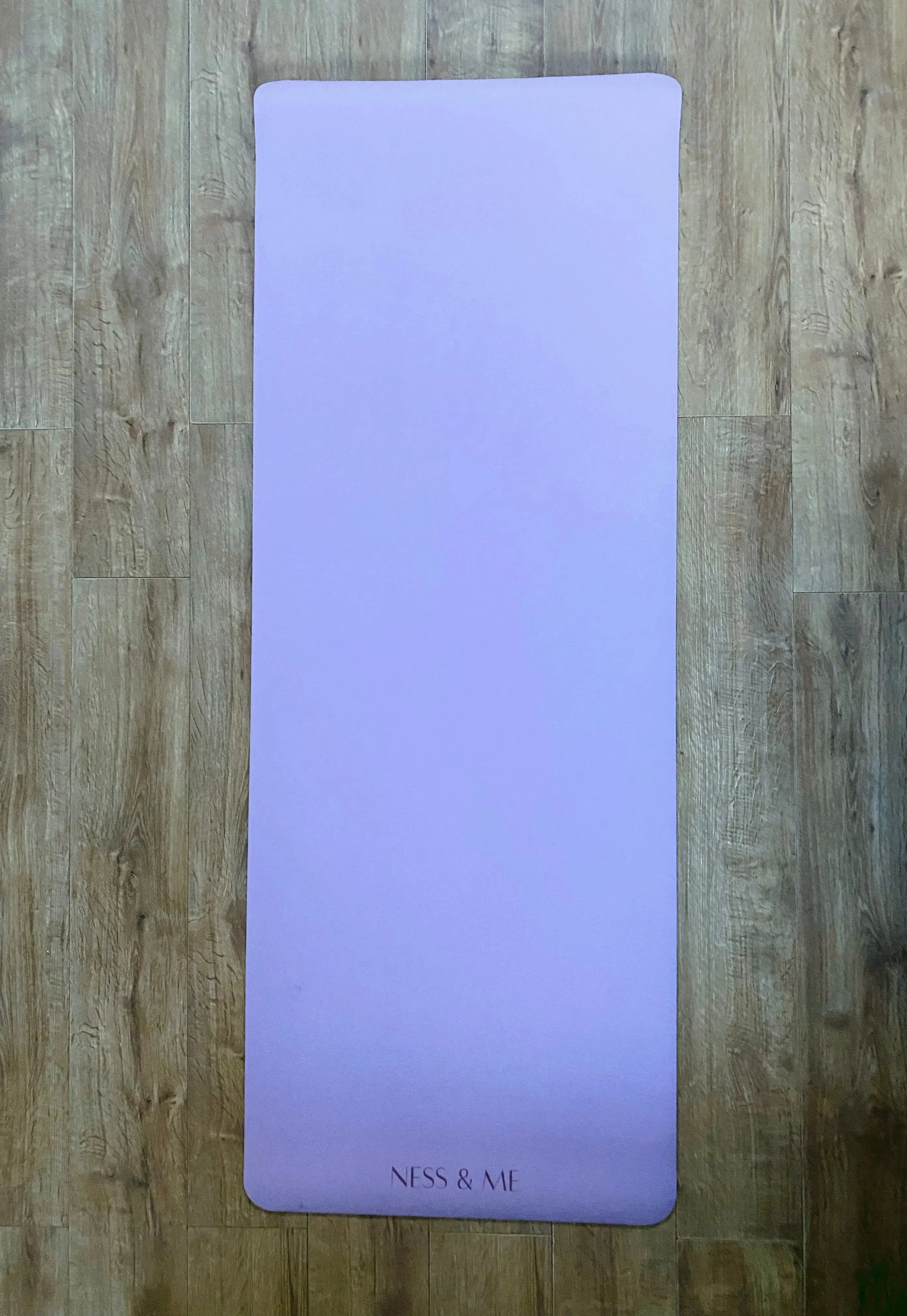 Lilac Anti-Slip Yoga Mat 4mm (  Free Carry Strap)