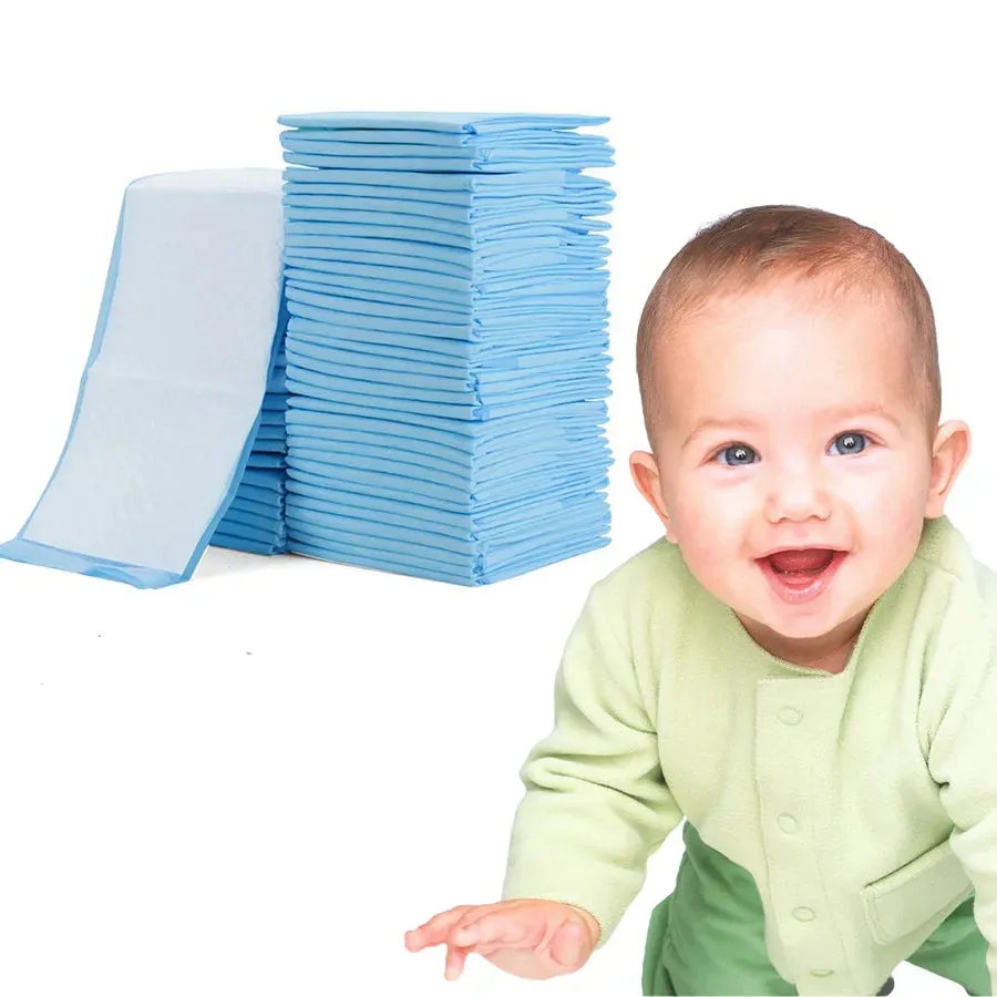 Little Story Disposable Diaper Changing Mats - Pack of 20pcs (Blue)