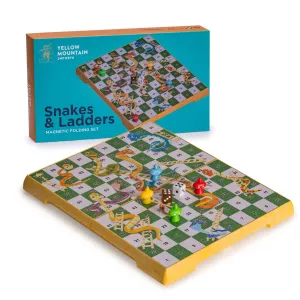 Magnetic Snakes and Ladders Board Game Set - 9.7"