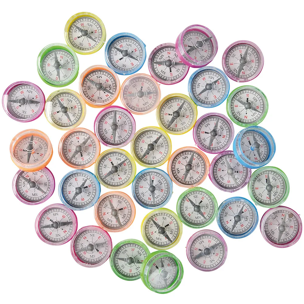 Mini Compasses Educational Toy - 36 Pieces