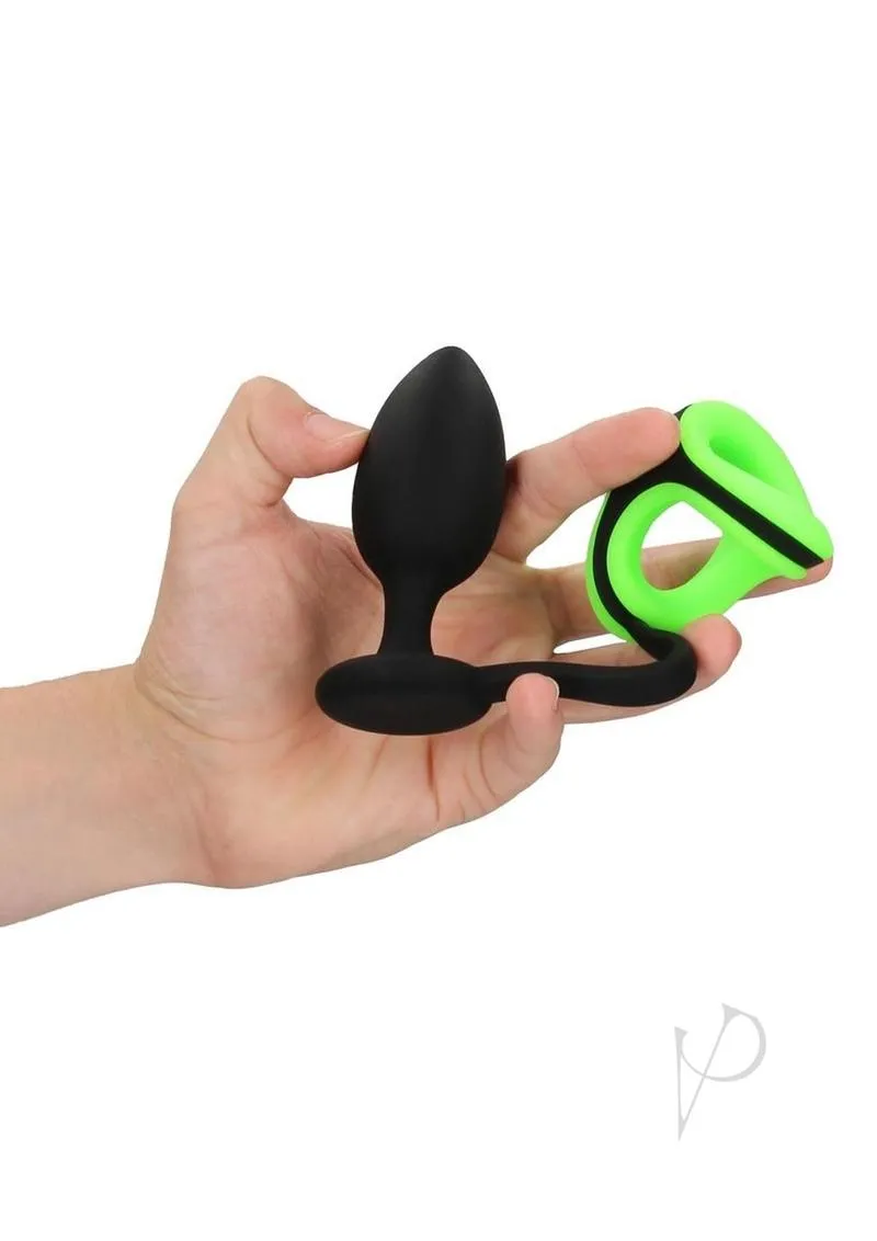 Ouch Butt Plug Cockring Ballstrap Gitd