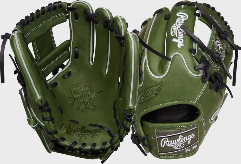 Rawlings Heart of the Hide 11.5" - Military Green Infield Glove