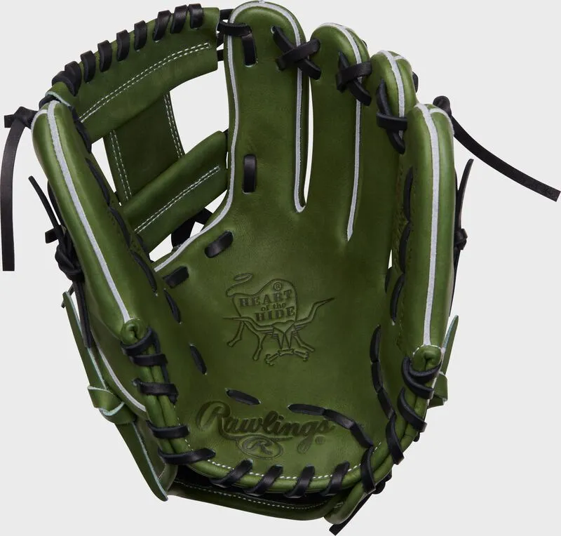 Rawlings Heart of the Hide 11.5" - Military Green Infield Glove