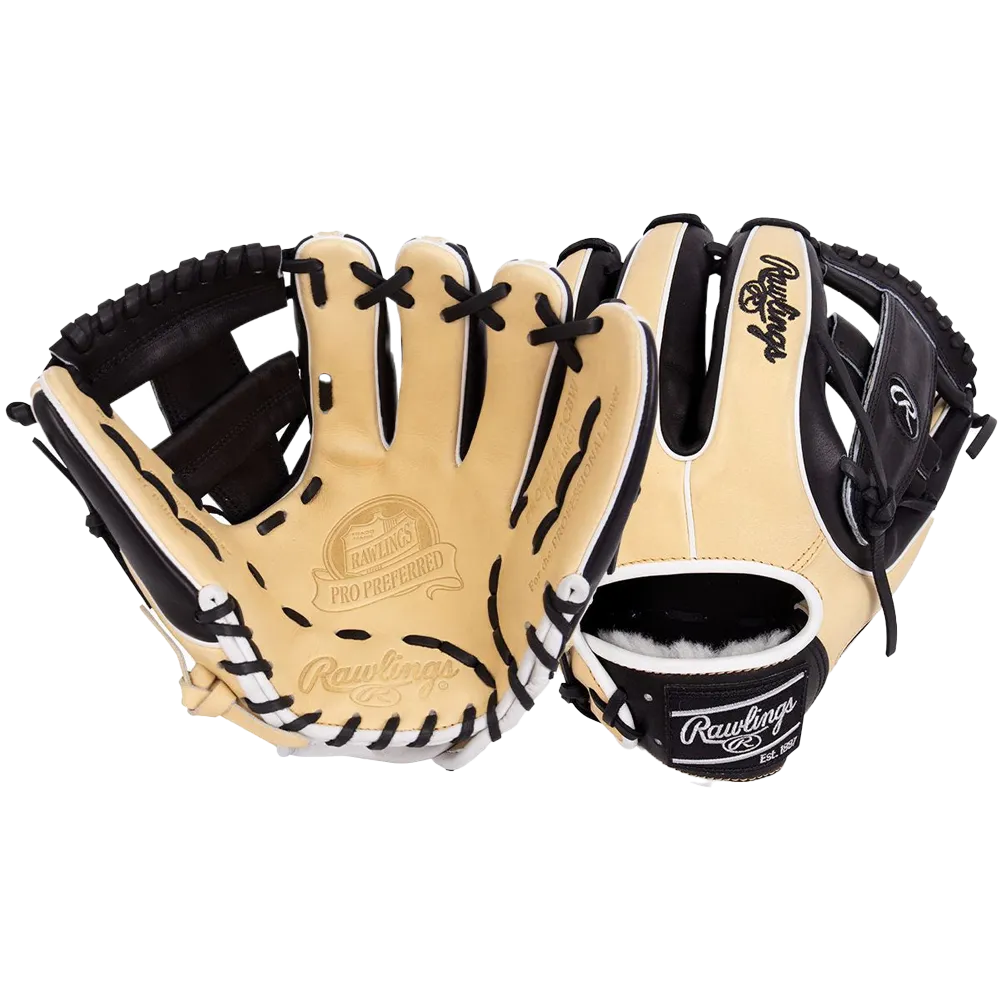 Rawlings Pro Preferred 11.5" Infield Baseball Glove: PROS314-13CBW