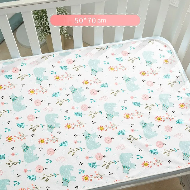 Reusable Baby Changing Mats Cover  Baby Diaper Mattress Diaper for Newborn Cotten Waterproof Changing Pats Flool Play Mat