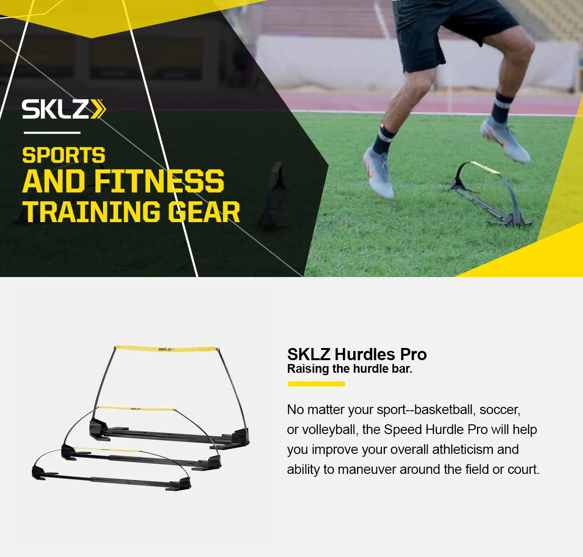 SKLZ Hurdles Pro - Adjustable Training Hurdles