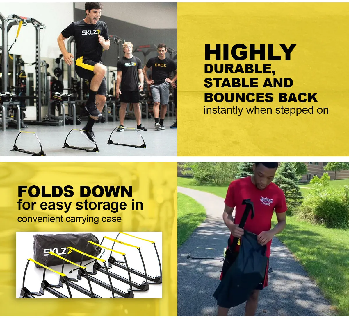 SKLZ Hurdles Pro - Adjustable Training Hurdles