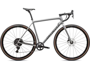 SPECIALIZED CRUX Comp Complete Bike Gravel Sram Rival - GLOSS DOVE GREY/METALLIC NAVY