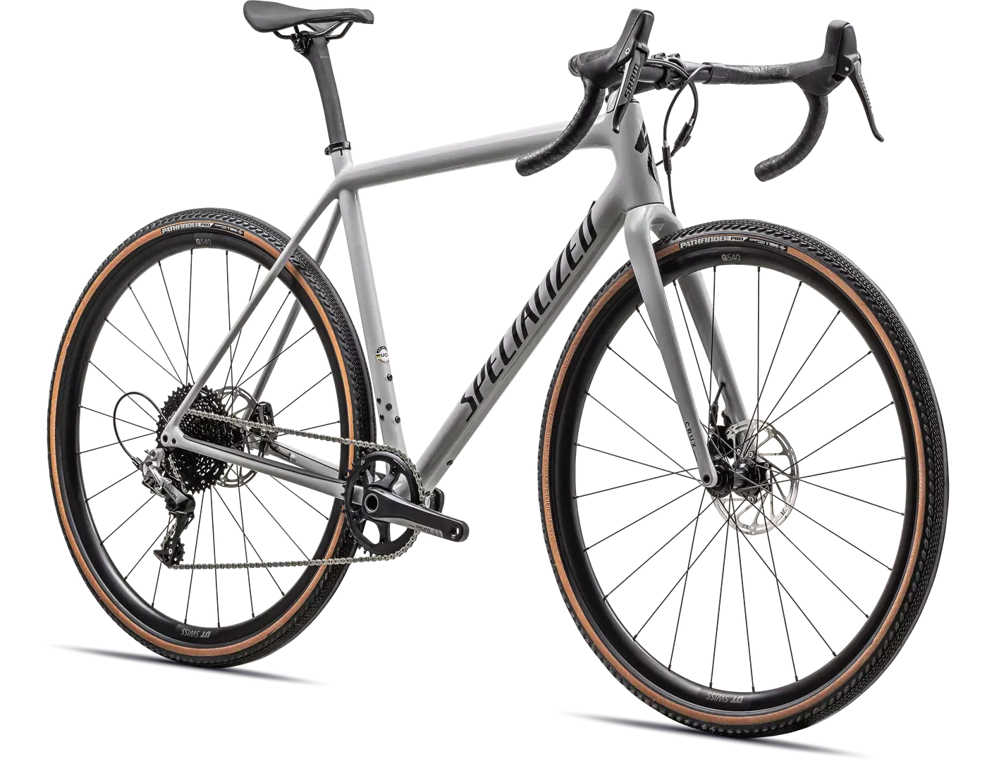 SPECIALIZED CRUX Comp Complete Bike Gravel Sram Rival - GLOSS DOVE GREY/METALLIC NAVY