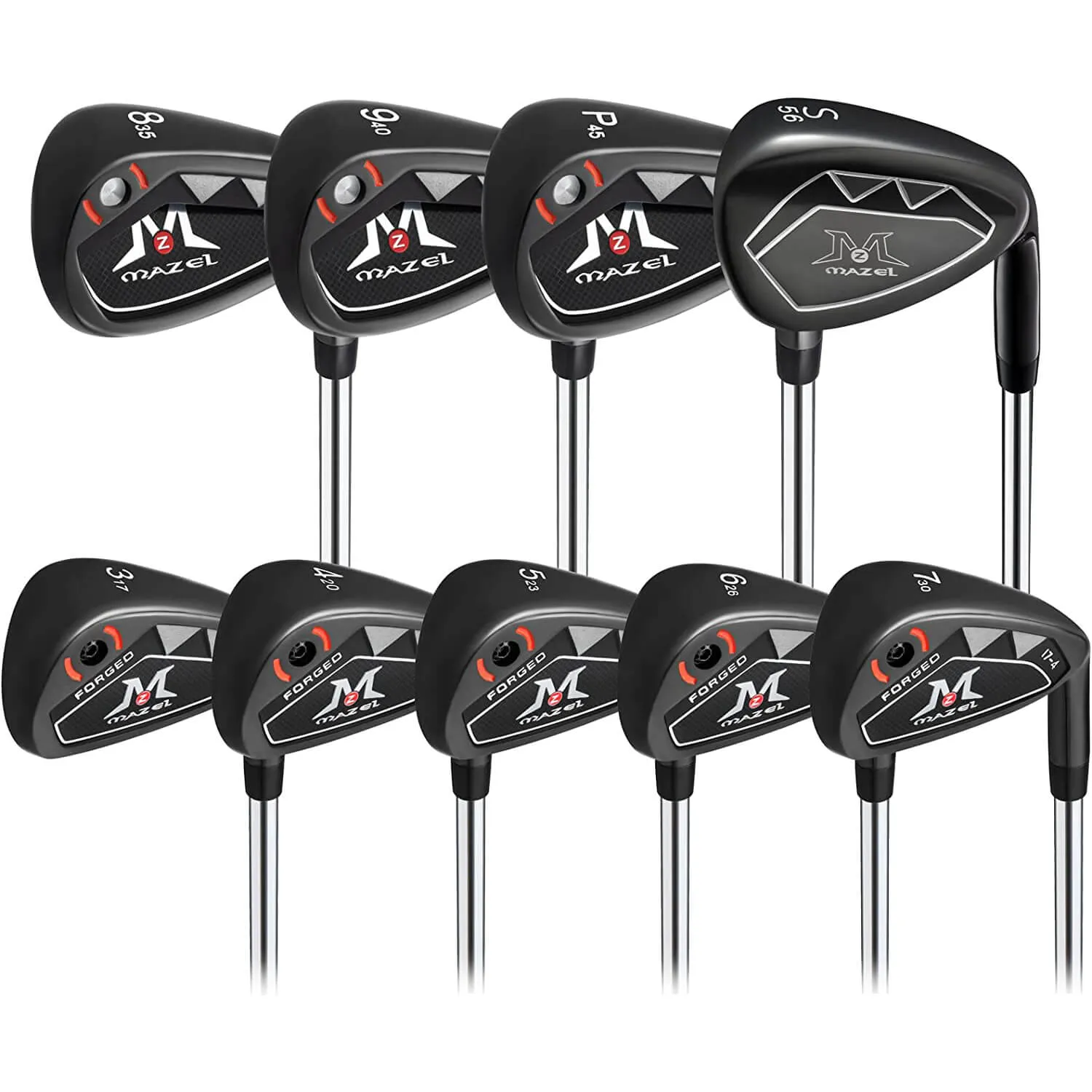 Titanium Golf Drivers Black   Golf Iron Set Right Handed